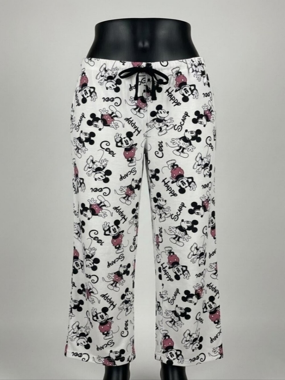 Mickey Mouse Print Pajama Pants